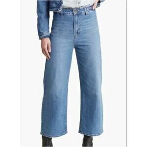 Habitual Braided High Waist Crop Wide Leg Jeans sz. 0/25 Waist